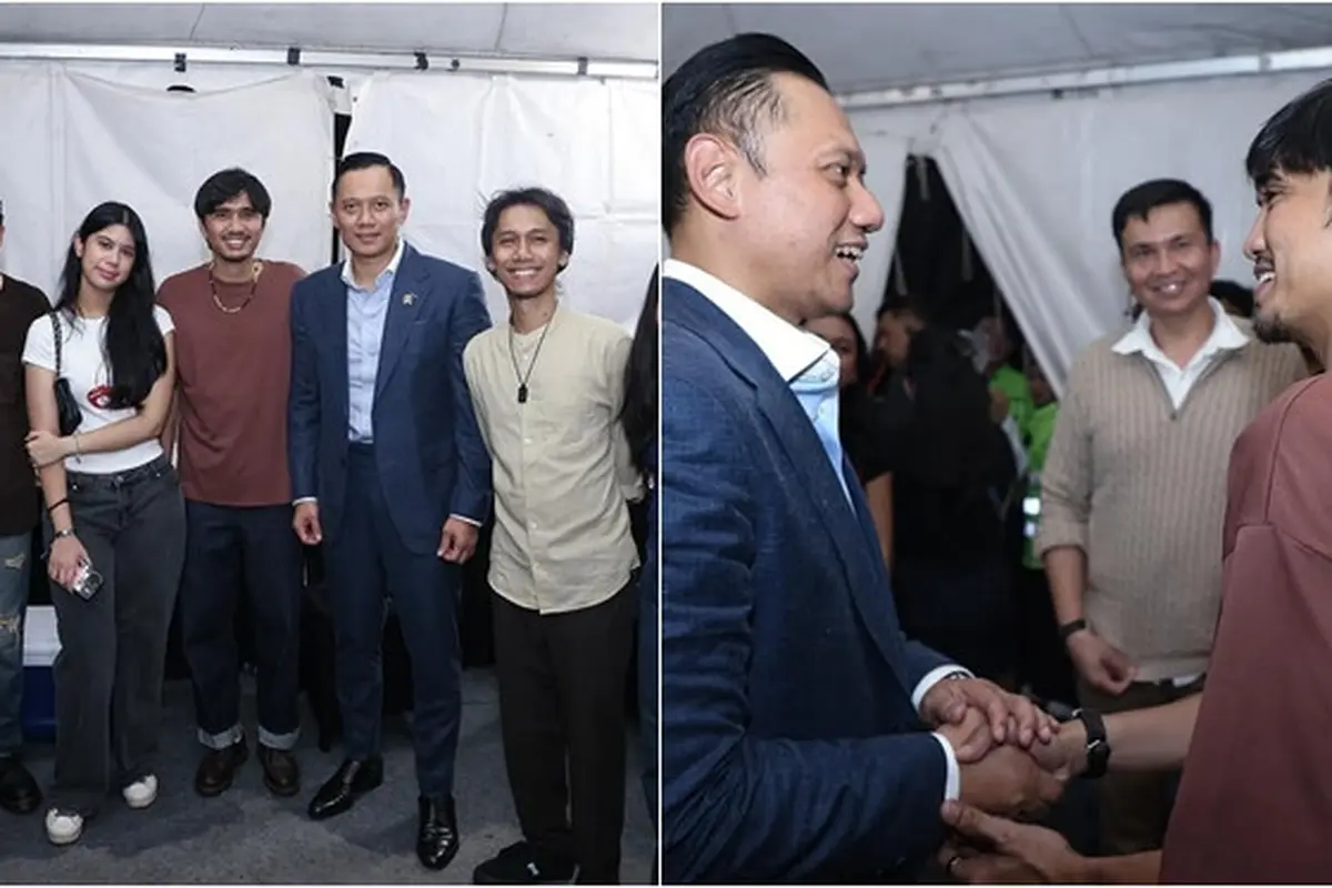 6 Potret Agus Yudhoyono Ajak Putrinya Nonton Sheila On 7, Tetap Semangat Meski Hujan