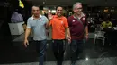 Sesepuh JakMania, Gugun Gondrong hadir menyaksikan pelucuran kostum baru Persija Jakarta musim 2015 yang dihelat di Hall Atrium JIExpo, Kemayoran, (23/12/2014). (Liputan6.com/Helmi Fithriansyah)