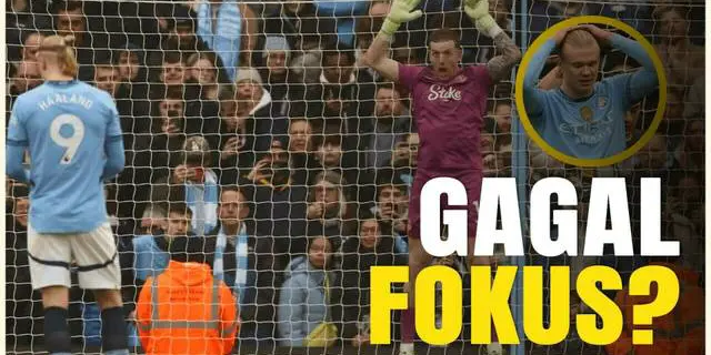 VIDEO: Lakukan Psywar, Ini Cara Jordan Pickford Gagalkan Penalti Erling Haaland