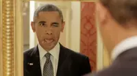 Melalui video yang diunggah Buzzfeed, Obama bertingkah lucu dalam mempromosikan asuransi kesehatan.