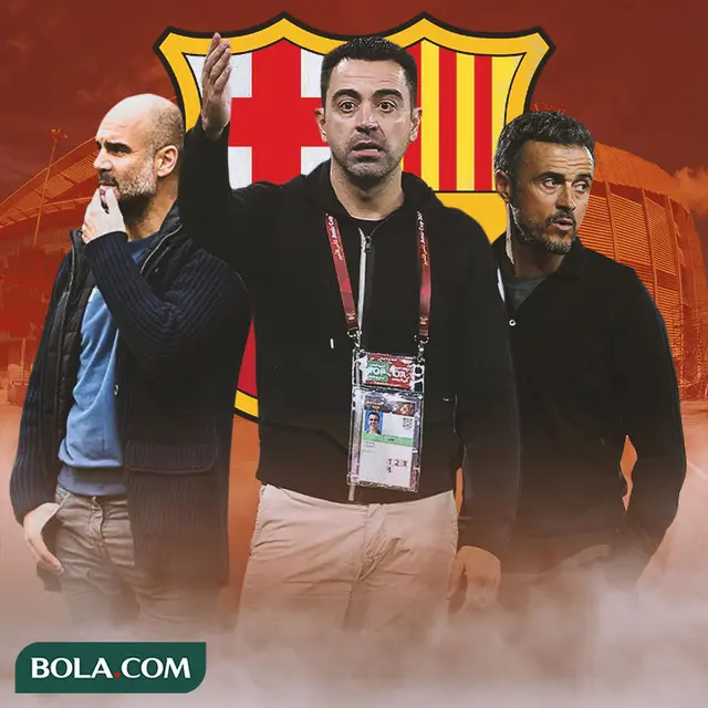 Barcelona - Josep Guardiola, Xavi, Luis Enrique