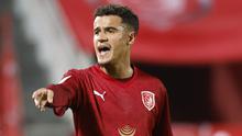 Gelandang Duhail, Philippe Coutinho. (Karim JAAFAR / AFP)