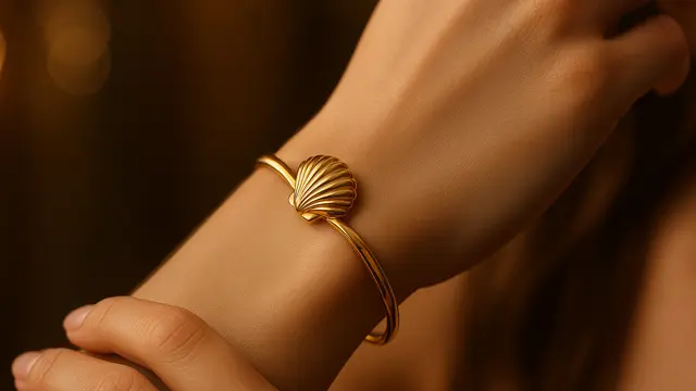 Gelang Emas Model Kerang Terbaru 2025