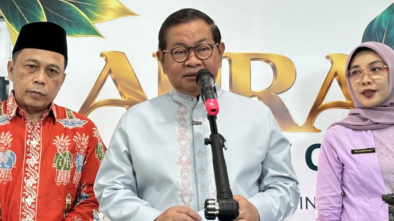 Gubernur DKI Jakarta Pramono Anung meresmikan Gedung Aura Oncology Center di RSUD Pasar Minggu.