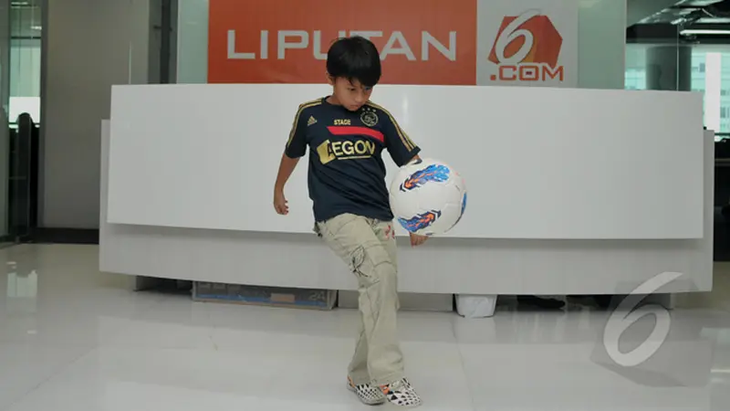 Bocah Ajaib Tristan Alif Unjuk Gigi di Liputan6.com