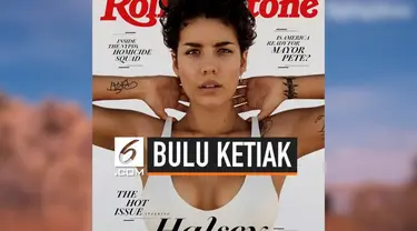 Yang menarik perhatian adalah pose Halsey yang mengangkat kedua tangannya dalam cover majalah musik ternama Rolling Stone. Gaya tersebut menunjukkan bulu ketiak Halsey yang belum dicukur.