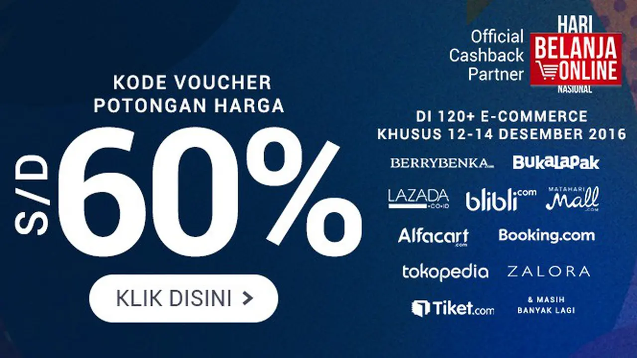 Daftar Promo Harbolnas Terbaik Dari 120 Lebih E-Commerce