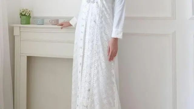 Model Baju Lebaran 2025 Warna Putih