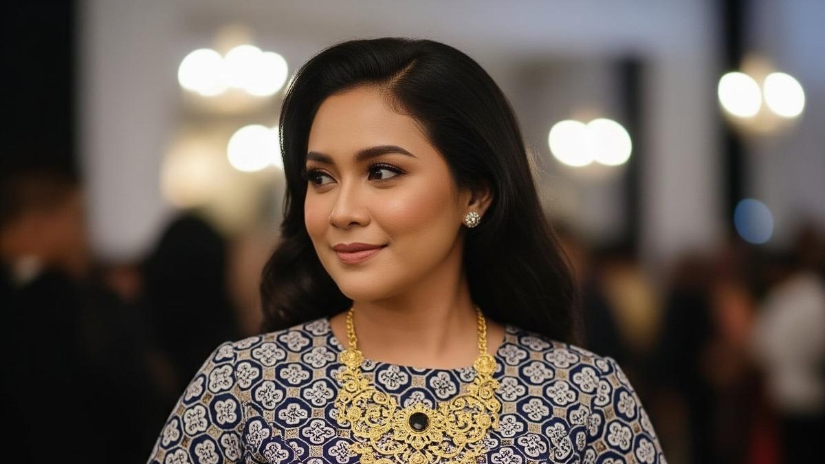 8 Model Batik Cap Modern Lengan Terompet yang Kekinian, Busana Elegan yang Memikat