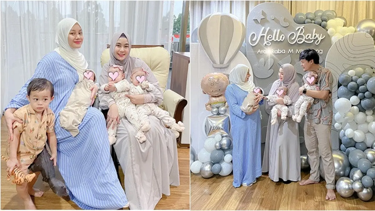 6 Momen Anisa Rahma Jenguk Bayi Dinda Hauw, Sama-Sama Ibu Dua Anak