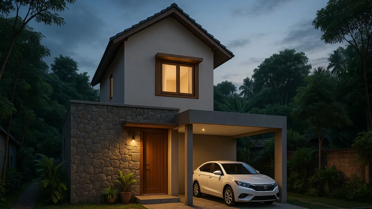 7 Gambar Rumah Kampung Type 36 Dua Lantai yang Enggak Terlihat Semrawut, Justru Tambah Rapi dan Mewah