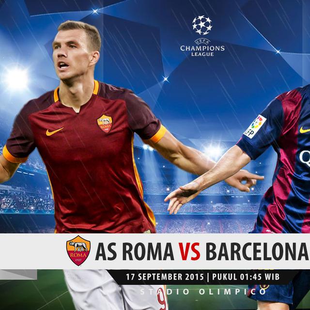 Susunan Pemain As Roma Vs Barcelona Bola Liputan6 Com