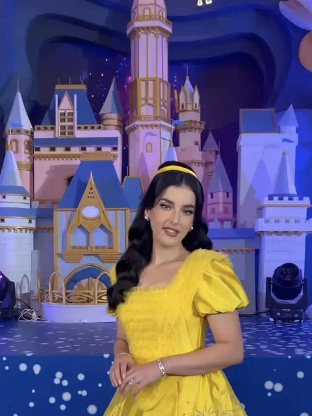 Pesta ulang tahun mewah kedua anak Tasya Farasya bertema Disneyland. [@tasyafarasya]