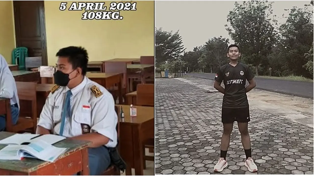 Potret Transformasi Remaja Berbobot 108 Kg Kini Bisa Kurus, 2 Tahun Turun 28 Kg