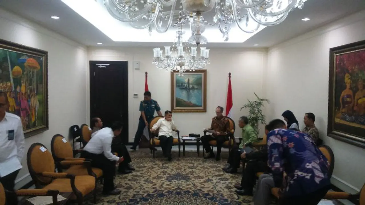 Wapres JK Bertemu dengan Presiden dan General Manager ConocoPhillips Erec S Issaacson