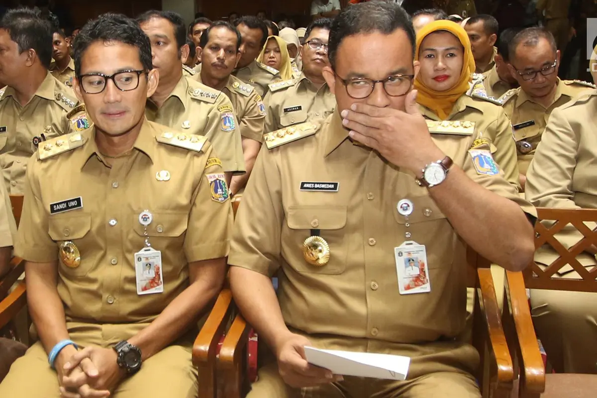 Anies Sampaikan Pemaparan di Hadapan Lurah dan Camat se-DKI Jakarta