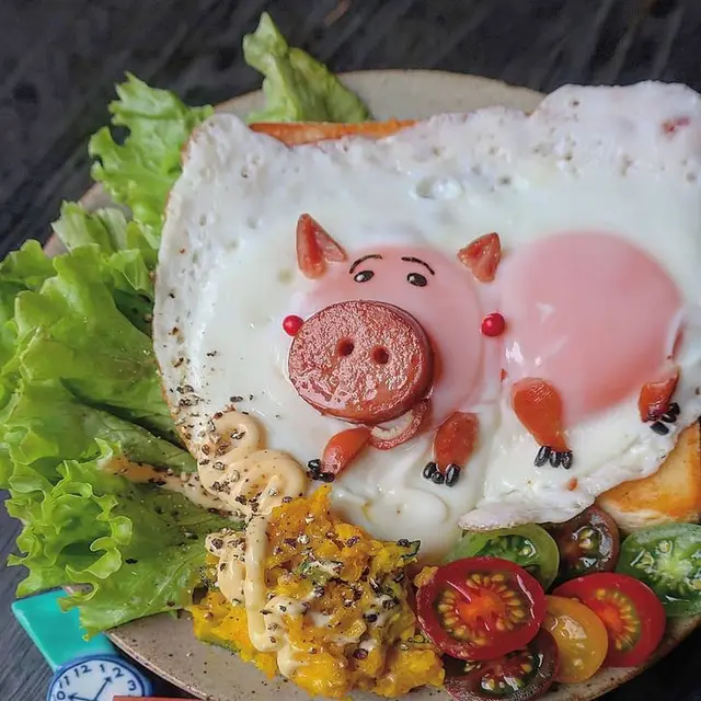 Indah Banget, Wanita Ini Ciptakan Karya Seni dari Makanan untuk Buah Hatinya