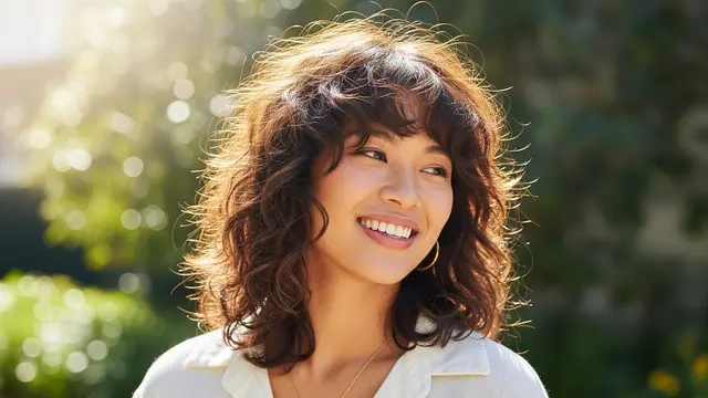 Wavy Shag untuk Rambut Ikal