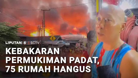 75 Rumah di Tenggarong Ludes Dilalap Api