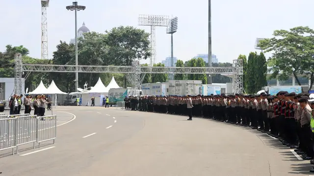 Sebanyak 1.700 personel gabungan dikerahkan untuk mengamankan pertandingan final sepakbola Internasional FIFA Series 2026 di GBK.