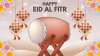 Ilustrasi Idulfitri, Idul Fitri, Lebaran. (Image by Freepik)