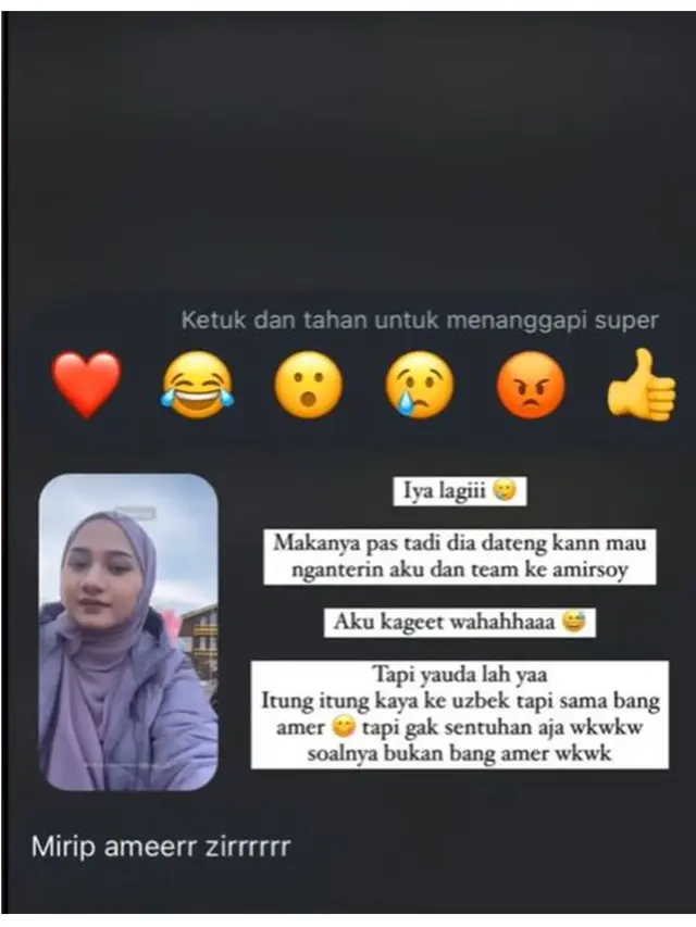 6 Momen Nadzira Shafa Bertemu Tour Guide Mirip Ameer Azzikra di Uzbekistan