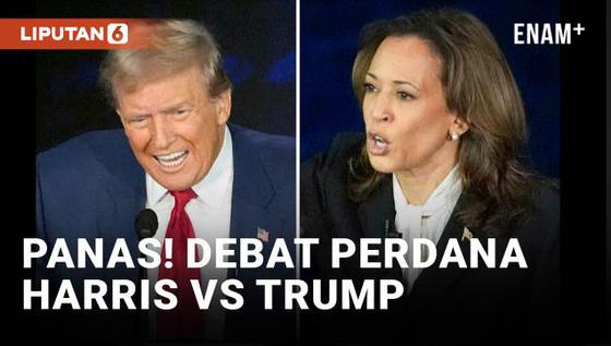 VIDEO: Debat Perdana Kamala Harris Vs Donald Trump, Adu Visi Kontras untuk Masa Depan Amerika