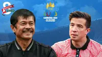 SEA Games - Duel Pelatih Indonesia Vs Filipina: Indra Sjafri Vs Rob Gier (Bola.com/Adreanus Titus)