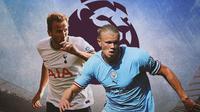 Premier League - Harry Kane dan Erling Haaland (Bola.com/Adreanus Titus)