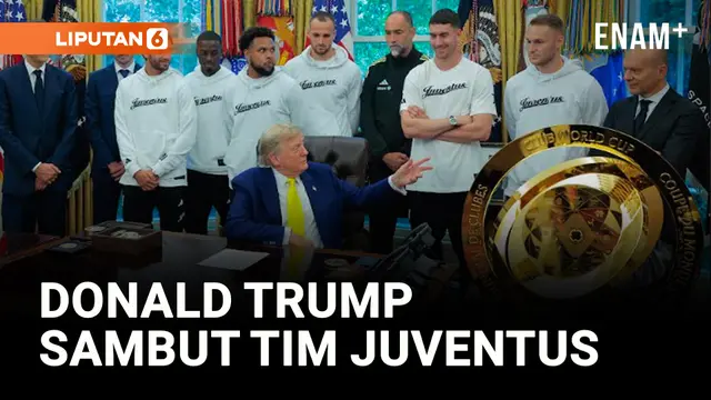 VIDEO: Donald Trump Sambut Tim Juventus di Gedung Putih Jelang Laga Piala DUnia Antarklub di Washington