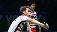 Ganda putra Indonesia, Kevin Sanjaya Sukamuljo/Marcus Fernaldi Gideon. (PBSI)