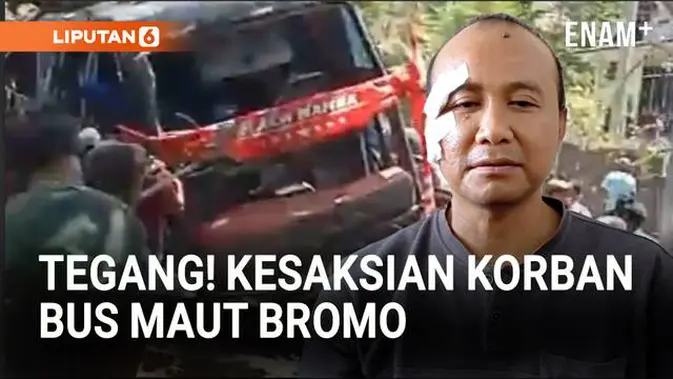 VIDEO: Mencekam, Detik Detik Sebelum Tragedi Maut Bus Wisata Bromo