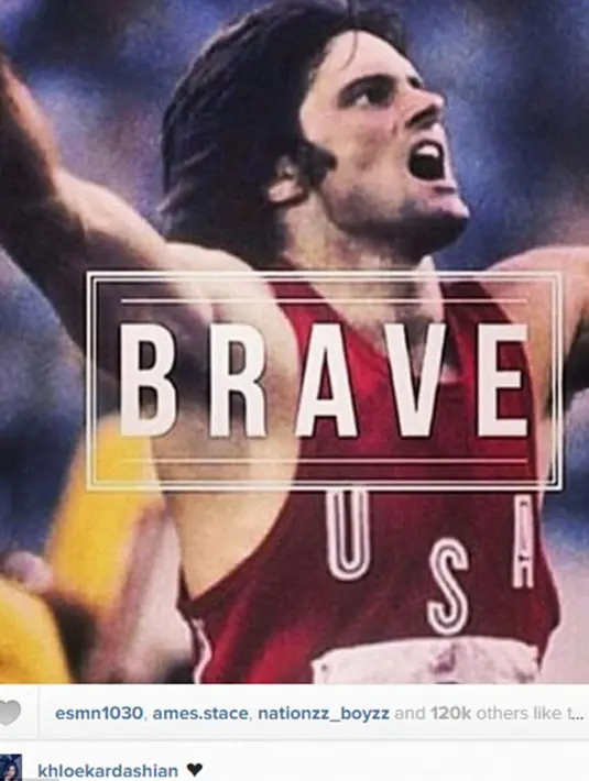 Salah satu bentuk dukungan dari Khloe Kardashian untuk Bruce Jenner (dailymail.co.uk)