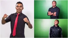Sebelum berlangsungnya malam penghargaan Indonesian Soccer Awards, sejumlah pemain maupun mantan pemain diminta untuk foto sesi. Di luar lapangan hijau, para pemain tersebut tetap tampil keren dengan gaya masing-masing. (Kolase Foto Bola.com)