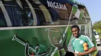 Gelandang Timnas Nigeria Jon Obi Mikel di kamp pelatihan tim jelang PD 2010 di Richards Bay, Afsel, 4 Juni 2010 . AFP PHOTO/JAVIER SORIANO