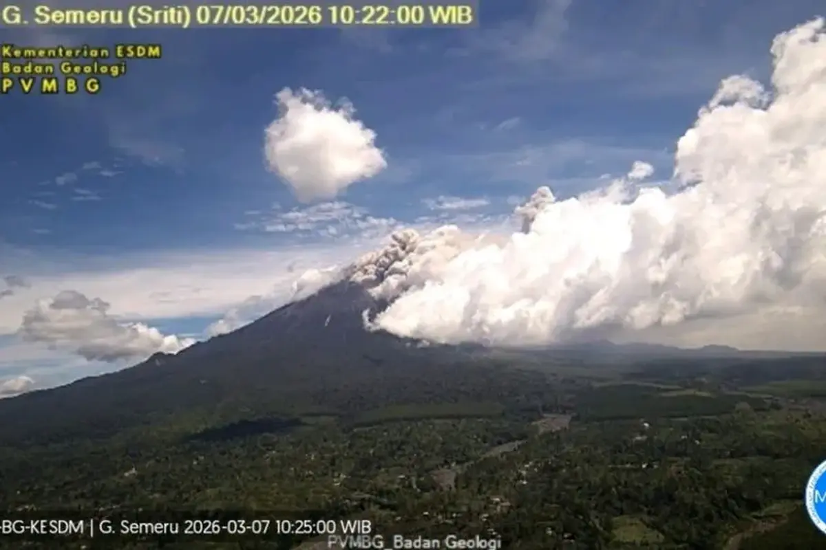 Erupsi Gunung Semeru. (Dok. Istimewa)