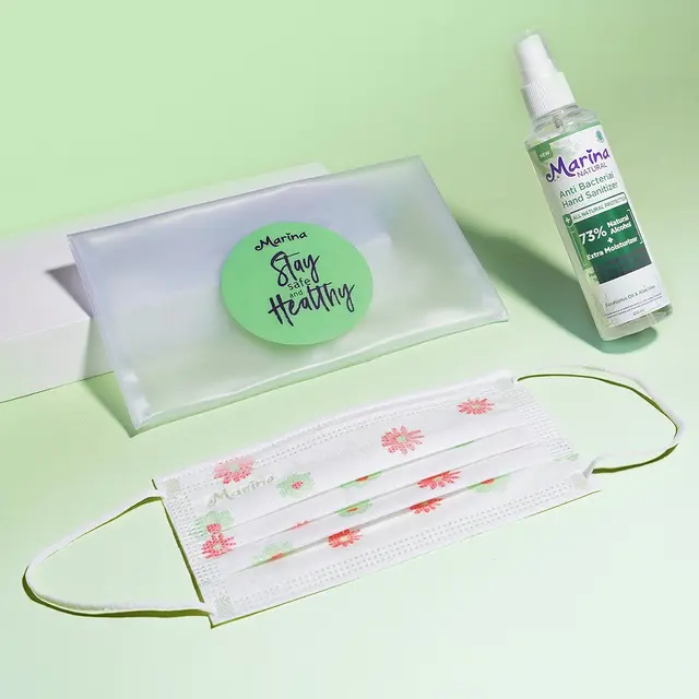 hand sanitizer dan masker dari Marina/dok. instagram @sahabatmarina