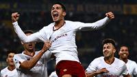 Pemain muda AS Roma, Cristian Volpato. (MARCO BERTORELLO / AFP)