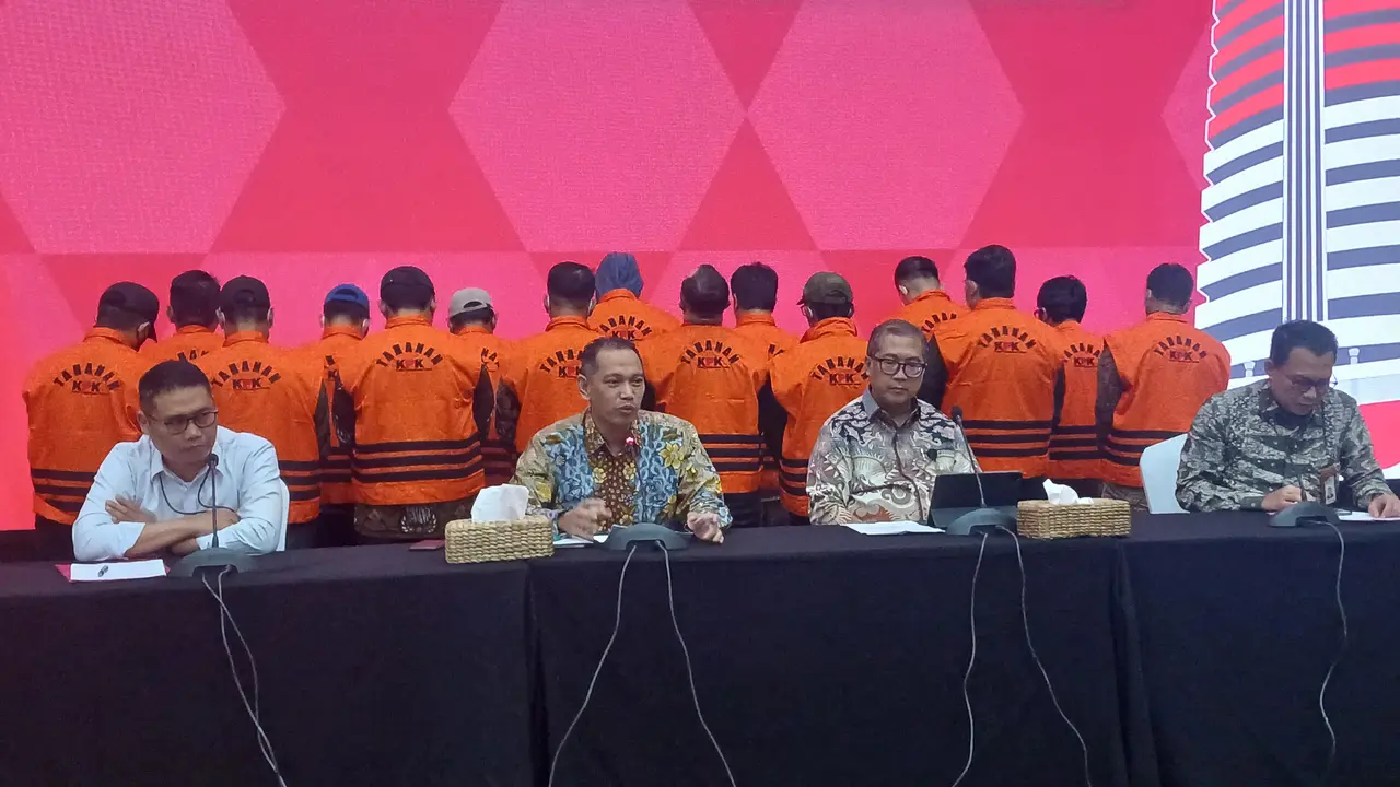 KPK menetapkan 15 tersangka kasus pungli di rutan KPK, Jumat (15/3/2024).