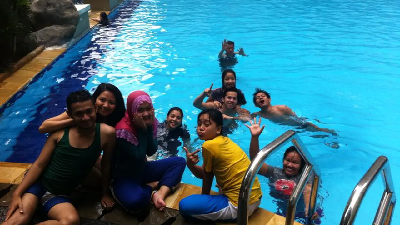 Finalis D'Academy Renang Bersama, Minggu (16/3/2014). (foto : Miftahul Hayat)