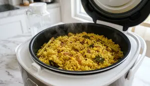 Resep Nasi Kuning Rice Cooker yang Gurih dan Pulen, Praktis untuk Sarapan Keluarga