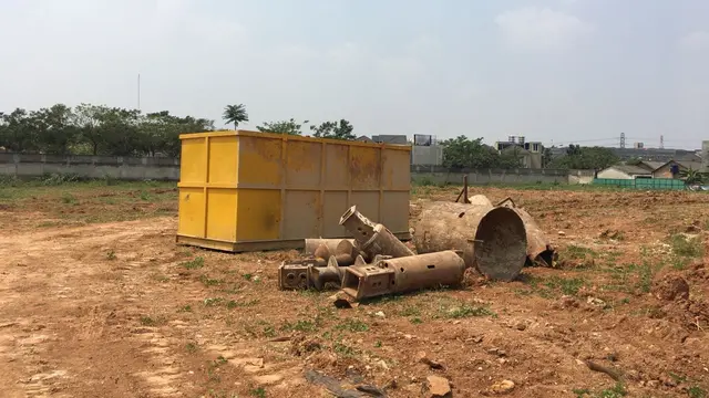 Foto pembangunan apartemen K2 Park.