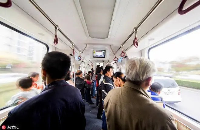 Transportasi di Tiongkok yang berjalan tanpa pengemudi. Source: Shanghaiist.com