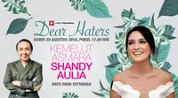 Live Streaming Dear Haters, Kemelut Asmara Shandy Aulia 