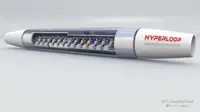 Transportasi super cepat besutan Hyperloop Transportation Technologies. (Foto HTT)