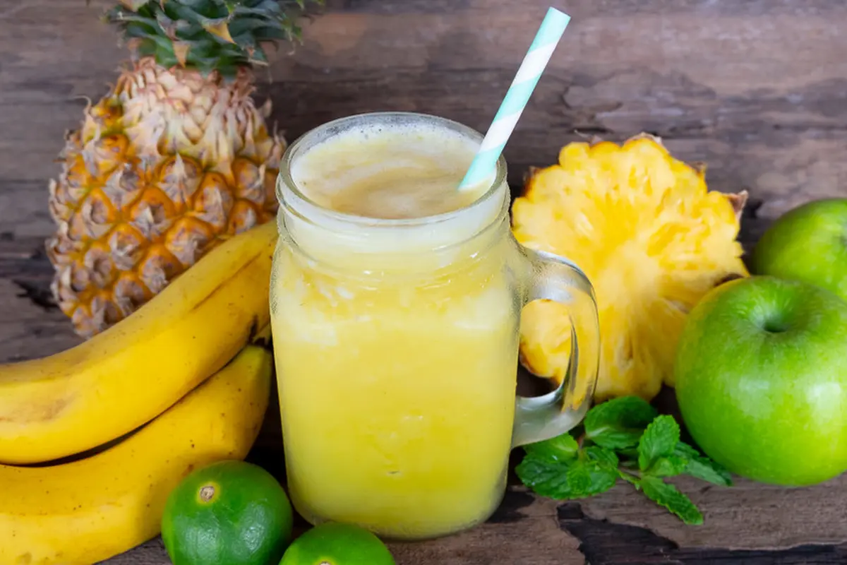 buah nanas smoothies