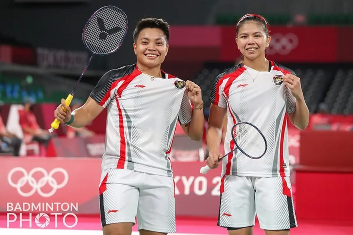 Kalahkan Peringkat 1 Dunia, Ini 6 Potret Greysia Polii dan Apriyani Rahayu saat Bertanding