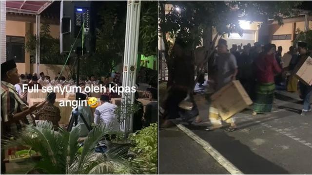 Viral Acara Tahlilan Beri Suvenir Kipas Angin, Tamu Undangan Senyum Terus