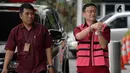 Komisaris PT Hanson International Tbk (MYRX), Benny Tjokrosaputro tiba di Gedung KPK untuk menjalani pemeriksaan oleh penyidik Kejaksaan Agung di Jakarta, Jumat (31/1/2020). Benny diperiksa sebagai tersangka terkait kasus dugaan korupsi di PT Asuransi Jiwasraya (Persero). (merdeka.com/Dwi Narwoko)