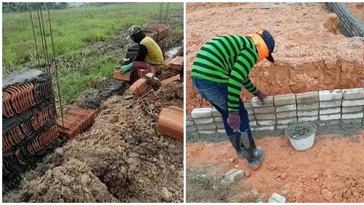 6 Potret Tukang Bangunan Salah Pasang Tembok Ini Bikin Tepuk Jidat